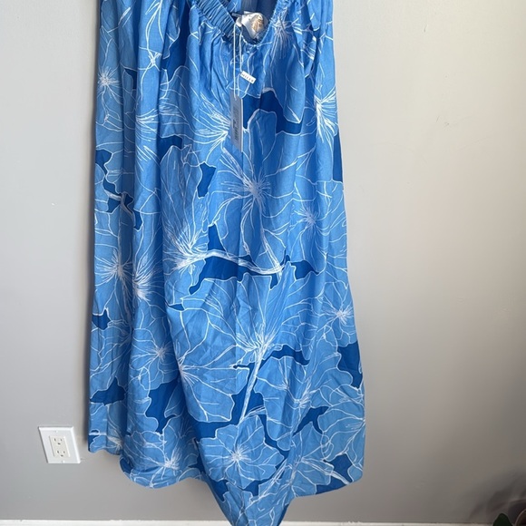 NEW MILLY Cabana Dominique Waterlily Maxi Dress/Cover Up M/L - Picture 6 of 12